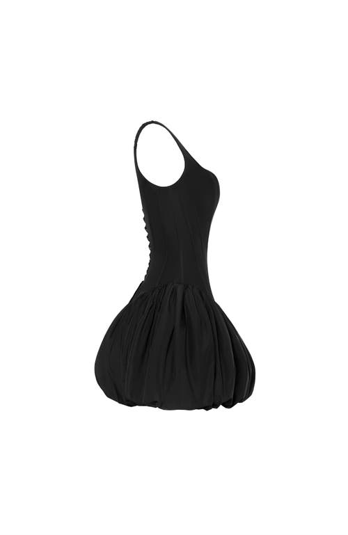 Milla Black Corset Mini Dress In Black