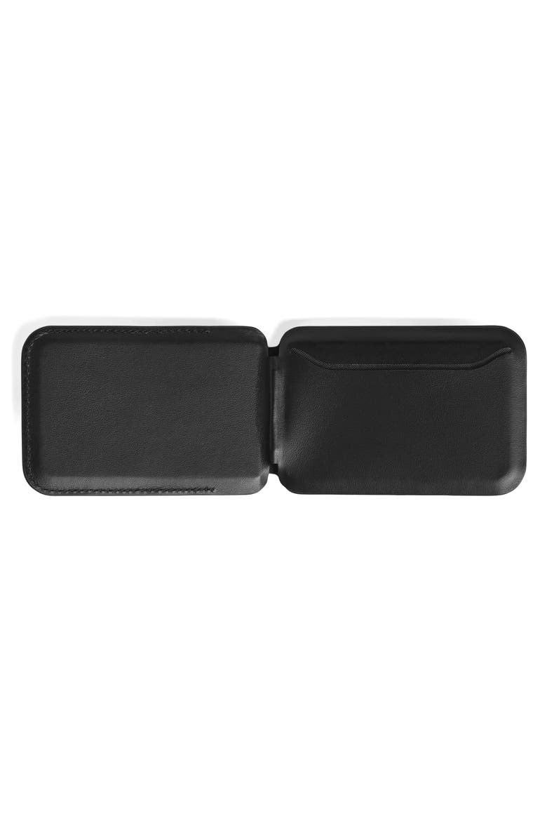 MagSafe® Compatible Extreme 3.0 Leather Card Holder, Alternate, color, BLACK