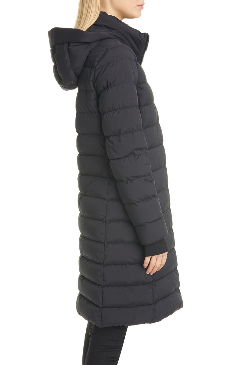 Burberry Newbridge Hooded Down Puffer Coat, Alternate, color, 