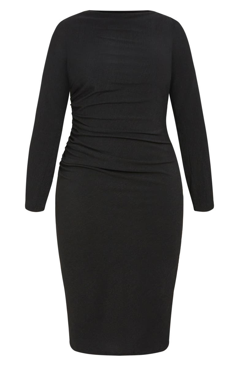 City Chic Jojo Long Sleeve Midi Dress, Alternate, color,