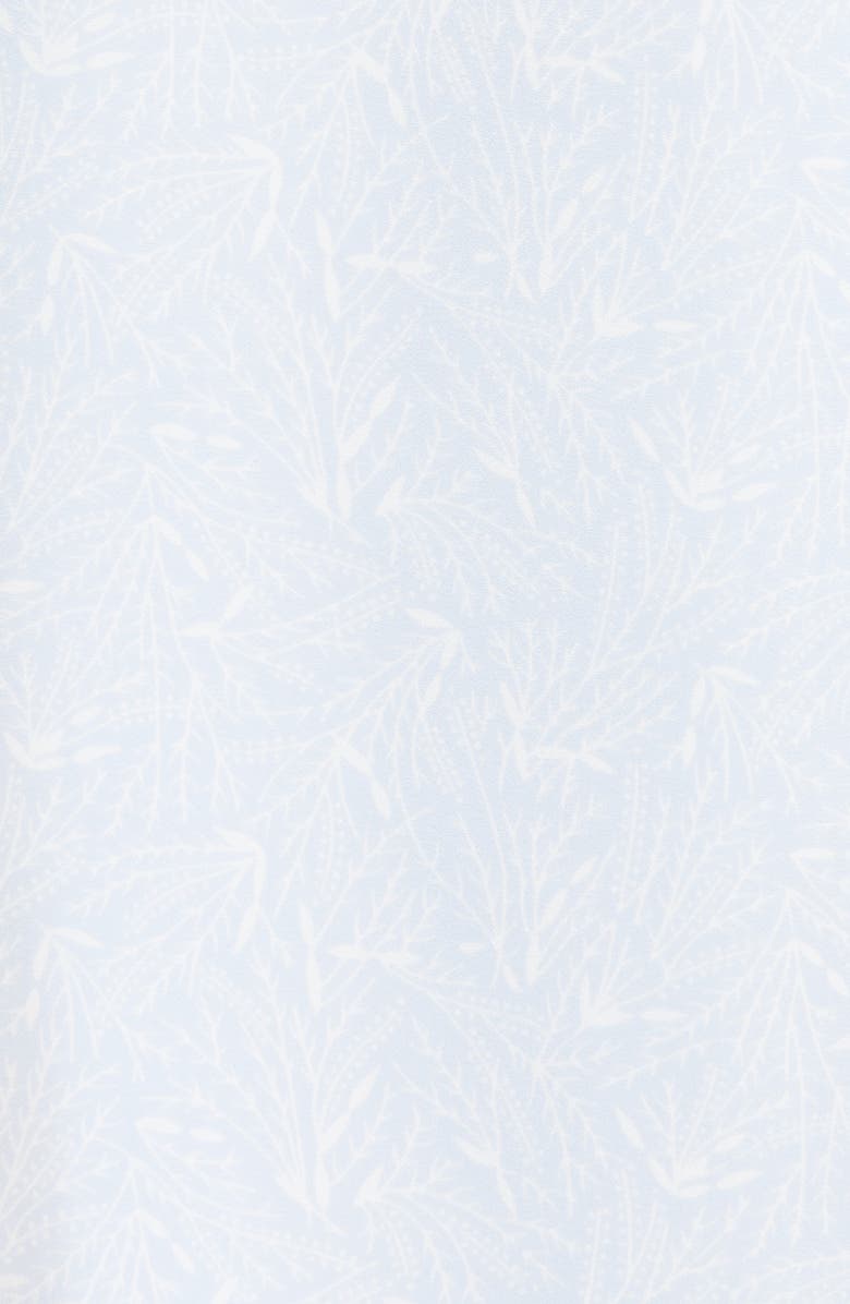 Nordstrom Ruffle Trim Satin Robe, Alternate, color, 