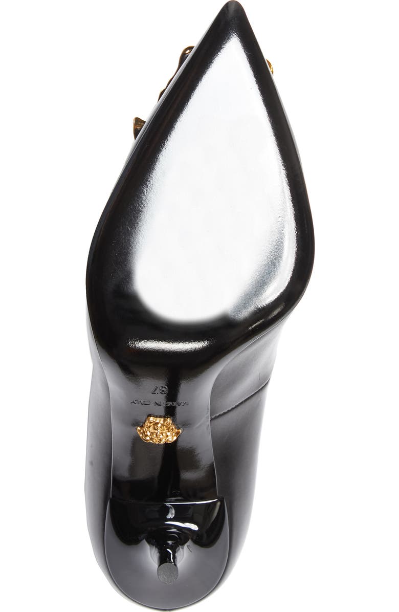 Versace Palazzo Medusa Pointed Toe Pump, Alternate, color,