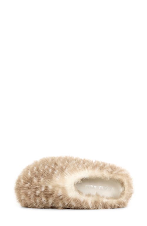 Azalea Wang Upnettee Faux Fur Slipper In Multi