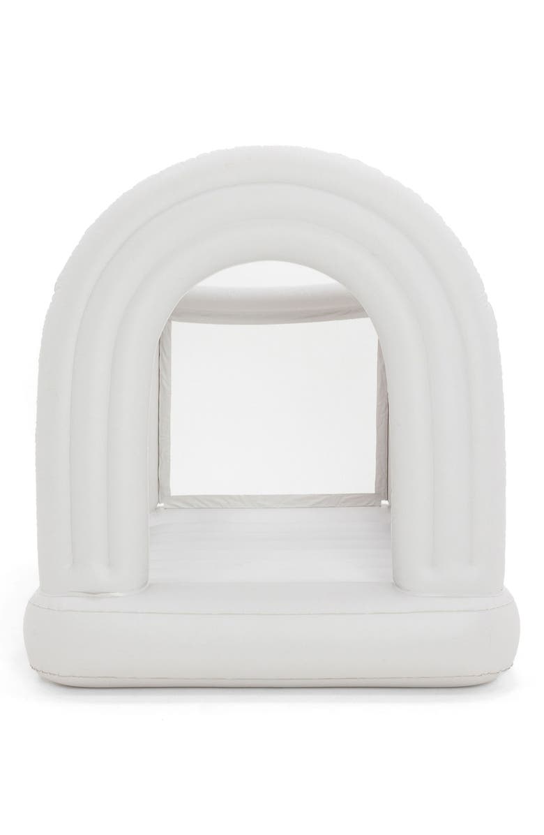 PLAYSMOL Mini Rainbow Bounce House, Alternate, color, White