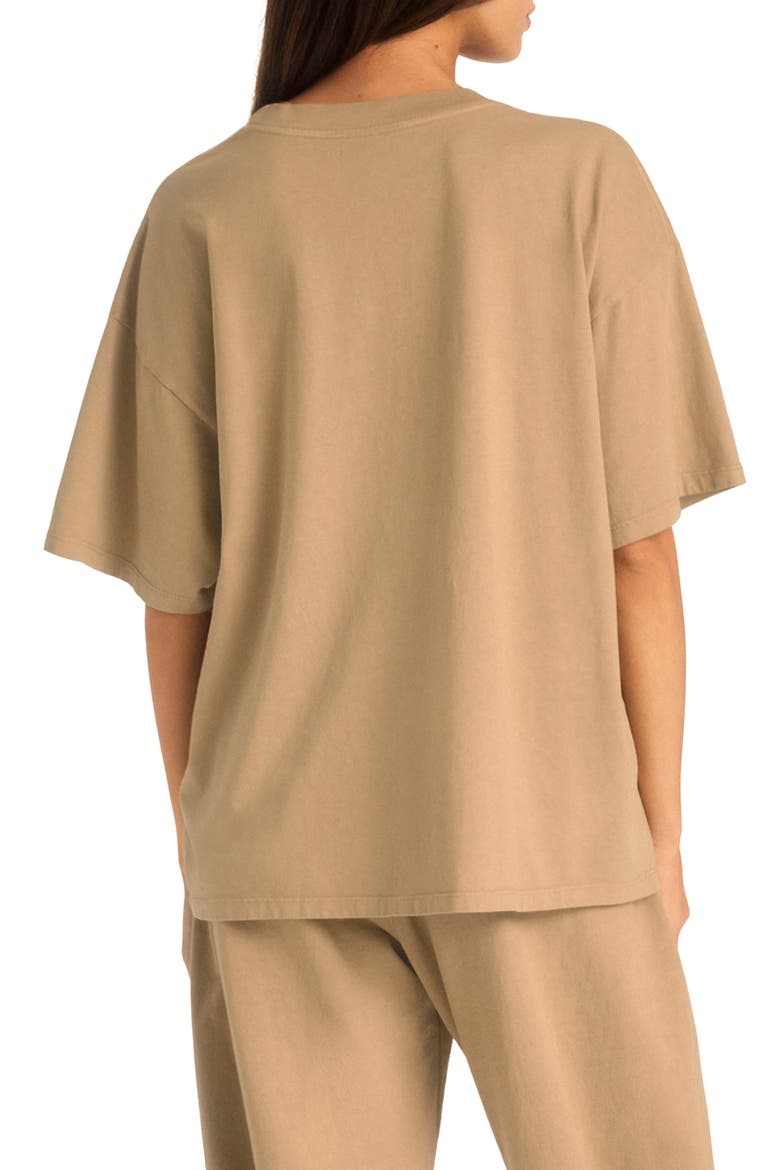 Coast Oversize Boyfriend T-Shirt, Alternate, color, LATTE