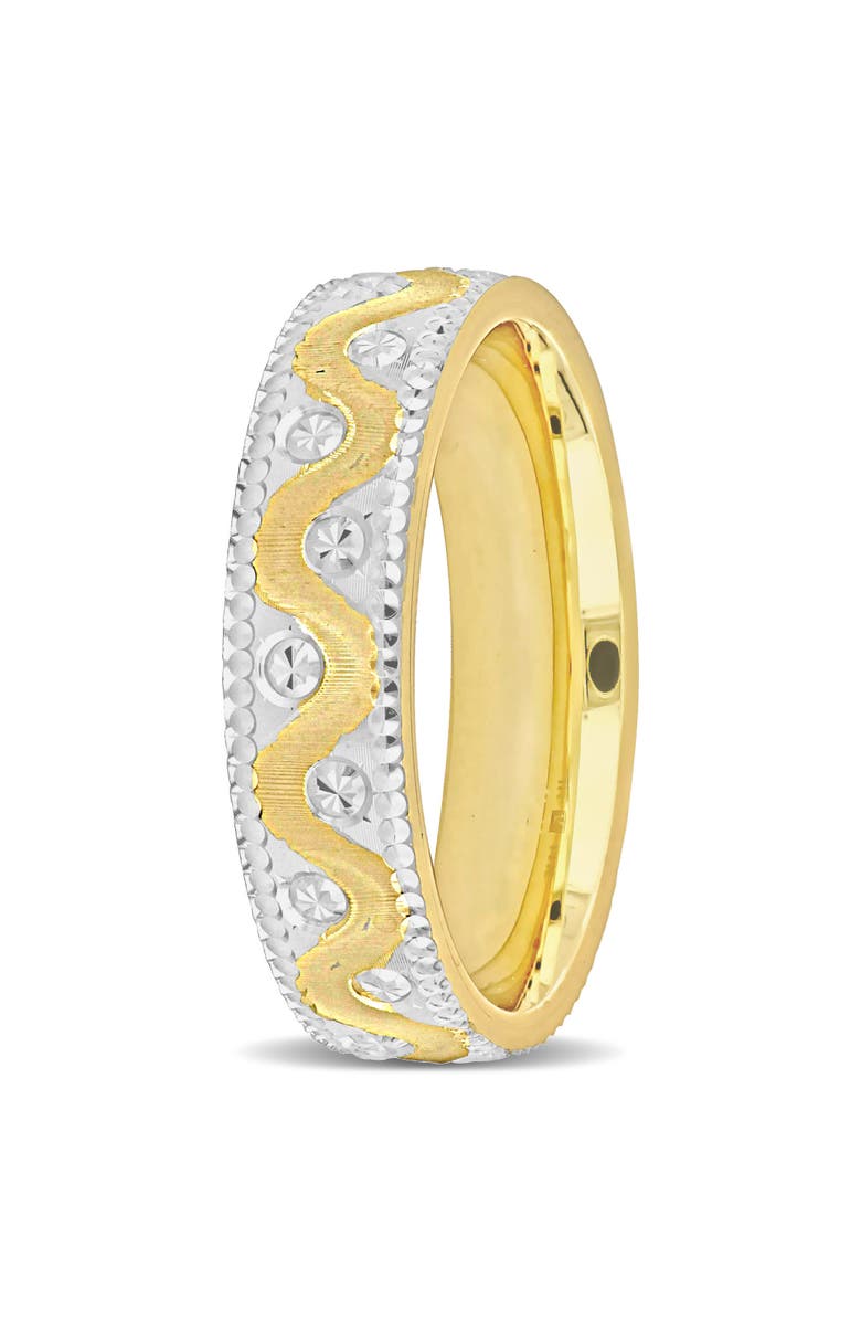 Julianna B. 5mm Wave Design Band 14k Two-Tone, Alternate, color, 
