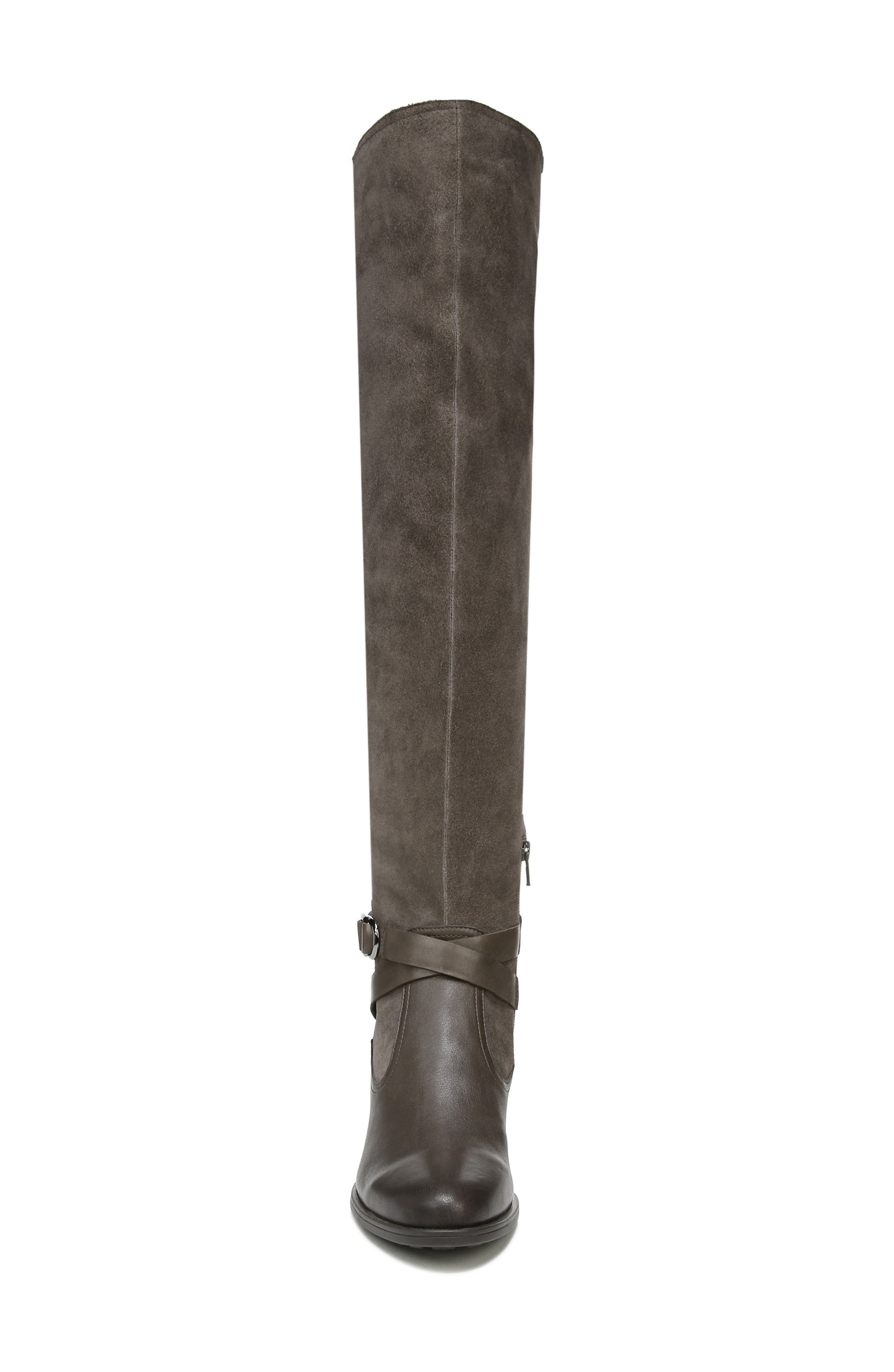 Denny Water Repellent Over the Knee Boot, Alternate, color, TAUPE SUEDE