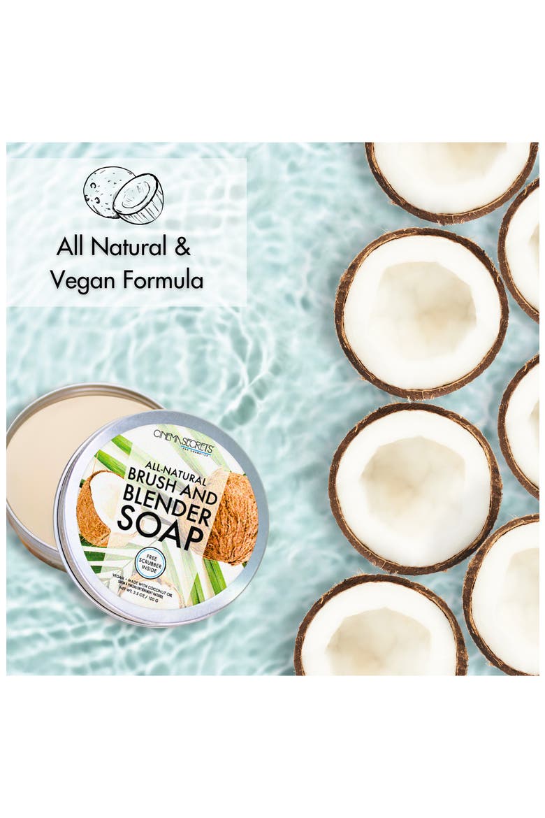 Brush & Blender Soap, Alternate, color, COCONUT