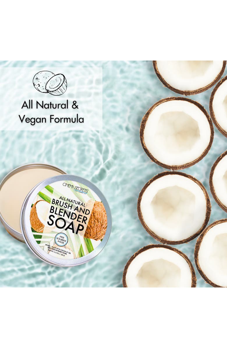 Cinema Secrets Brush & Blender Soap, Alternate, color, Coconut