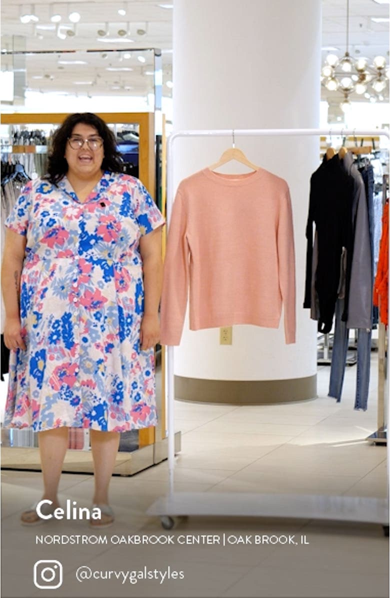 Women's Cozy Crewneck Sweater, sales video thumbnail