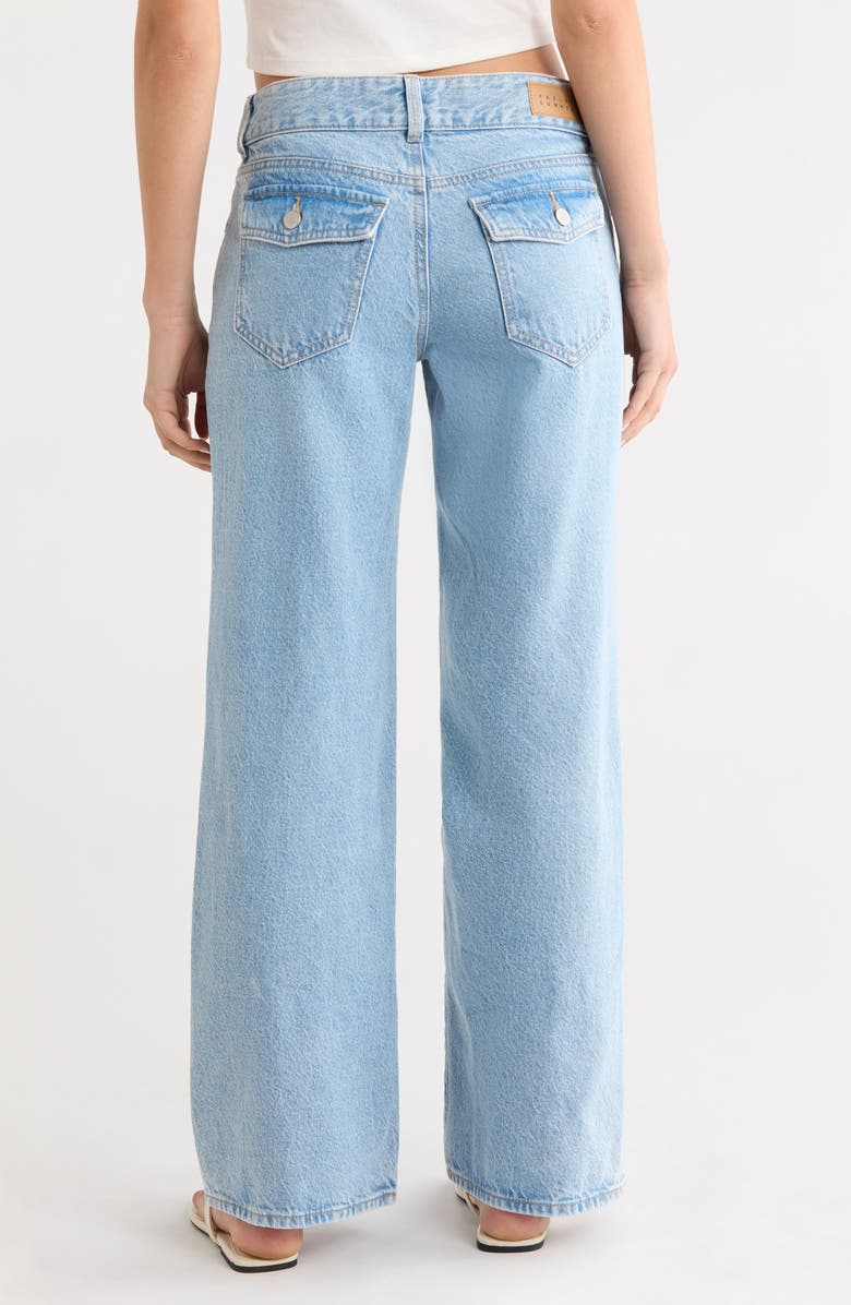 PacSun Zoe Low Rise Girlfriend Jeans, Alternate, color, Medium Indigo