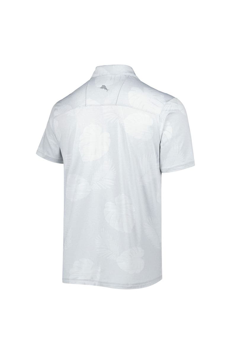 Tommy Bahama Men's Tommy Bahama Gray Seattle Seahawks Throwback Delray Frond IslandZone Polo, Alternate, color, 