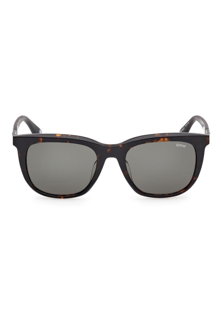 53mm Sunglasses, Main, color, DARK HAVANA / GREEN