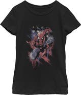 Marvel: Spider-Man Girls Marvel Spider-Man Spidey Americana Pose T Shirt