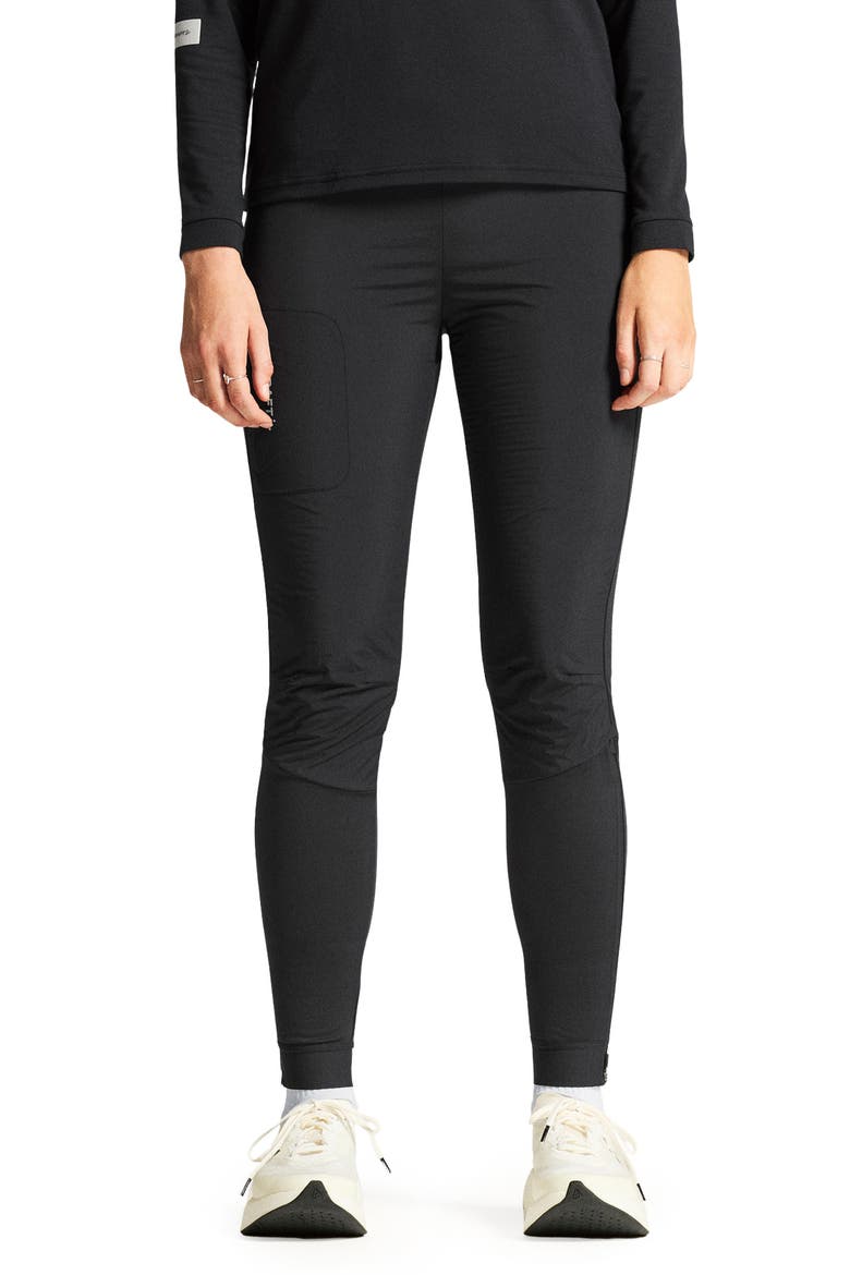 SubZ Light Running Tights, Main, color, BLACK