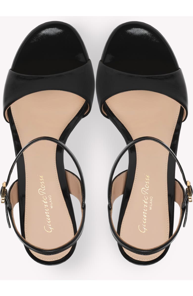 Gianvito Rossi Marlena Sandal, Alternate, color, Black Nappa