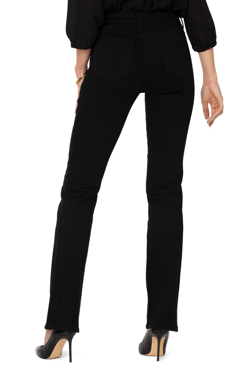 Barbara High Stretch Denim Bootcut Jeans, Alternate, color, BLACK