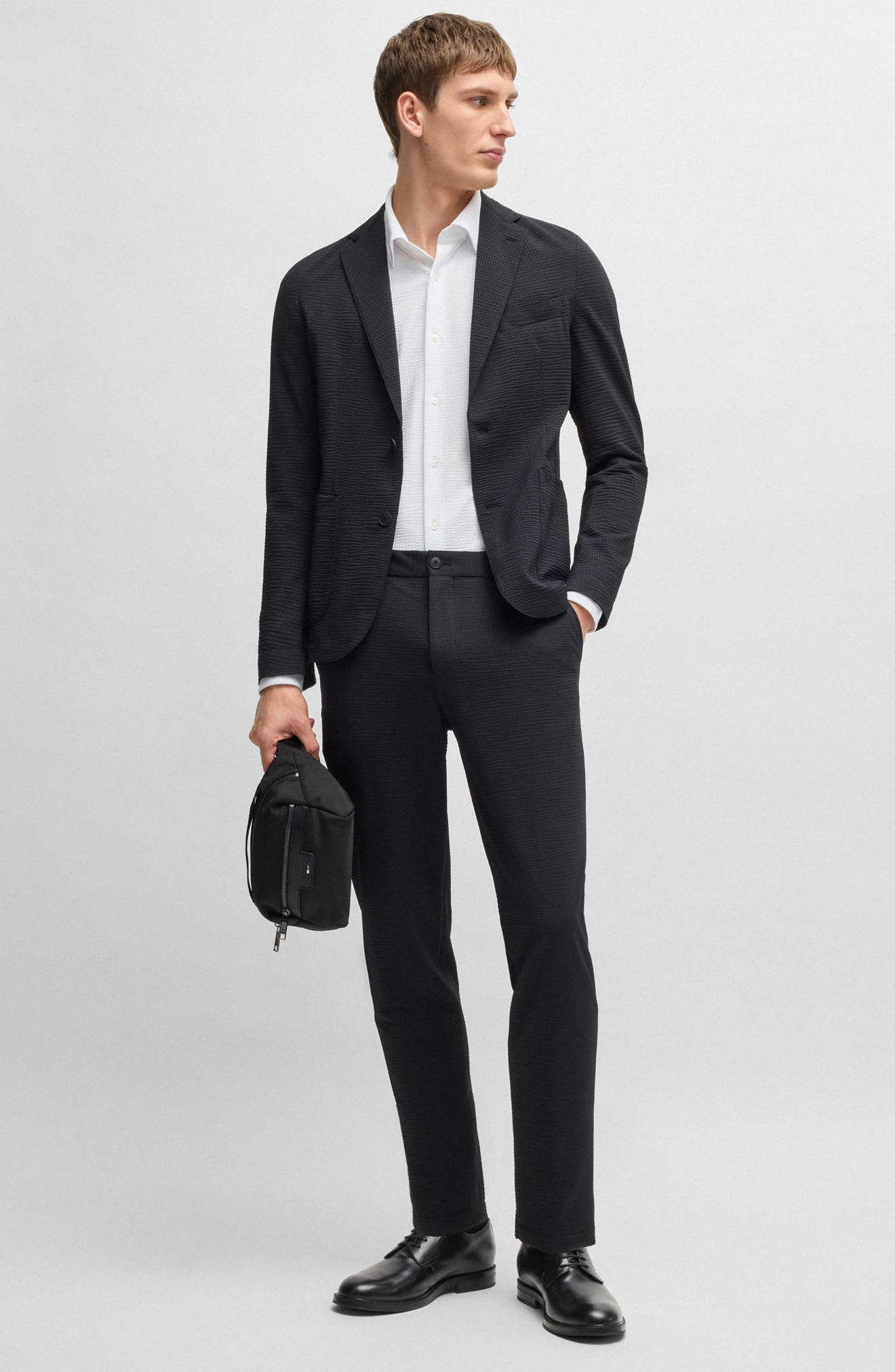 HUGO Ray Belt Bag, Alternate, color, Black