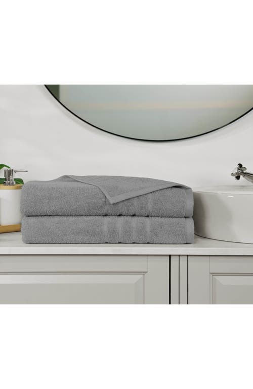 Martex Ultimate 2-piece Bath Towel Set In Gray