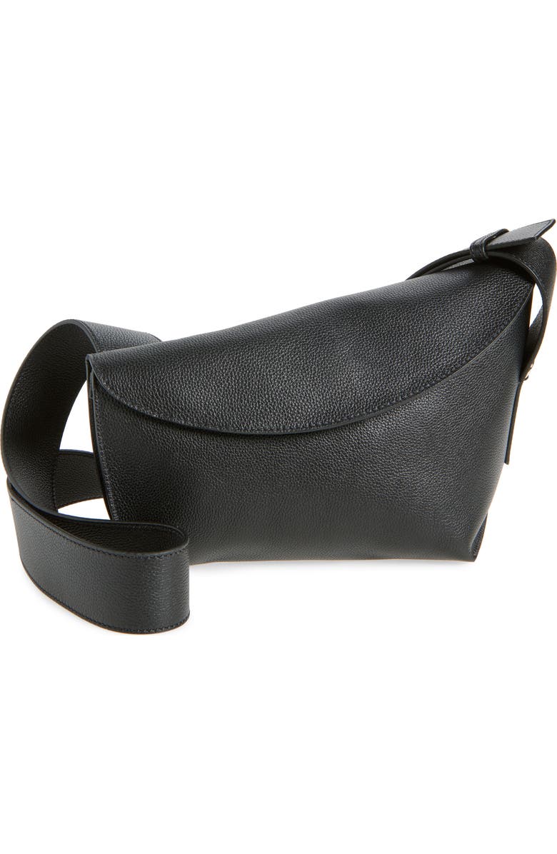 McQueen Large T-Bar Leather Sling Bag, Main, color,