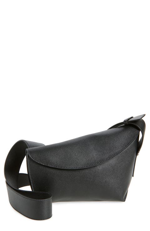 Large T-Bar Leather Sling Bag