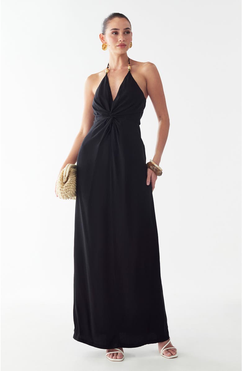 ST MRLO Alaia Dress, Alternate, color, Black