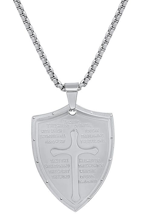 The Shield of Faith Pendant Necklace