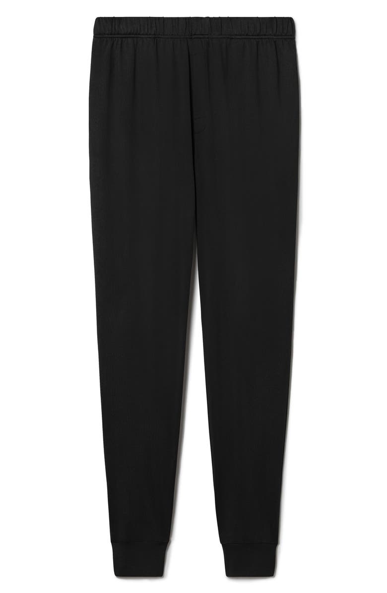 Tommy John Cozy Pajama Joggers, Alternate, color, Black