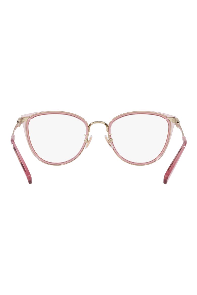 54mm Cat Eye optical glasses, Alternate, color, LIGHT GOLD