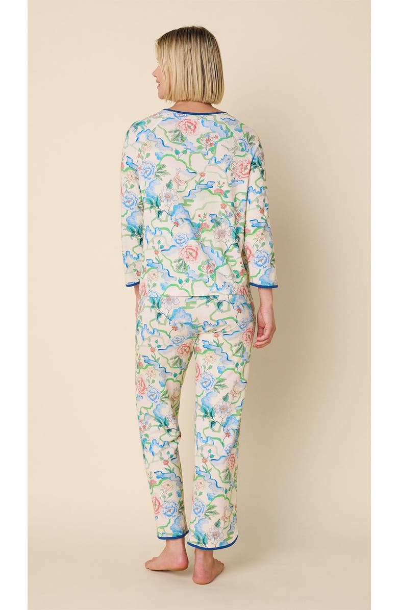 The Cat's Pajamas Pima Knit Simple Set, Alternate, color, Butterfly Floral