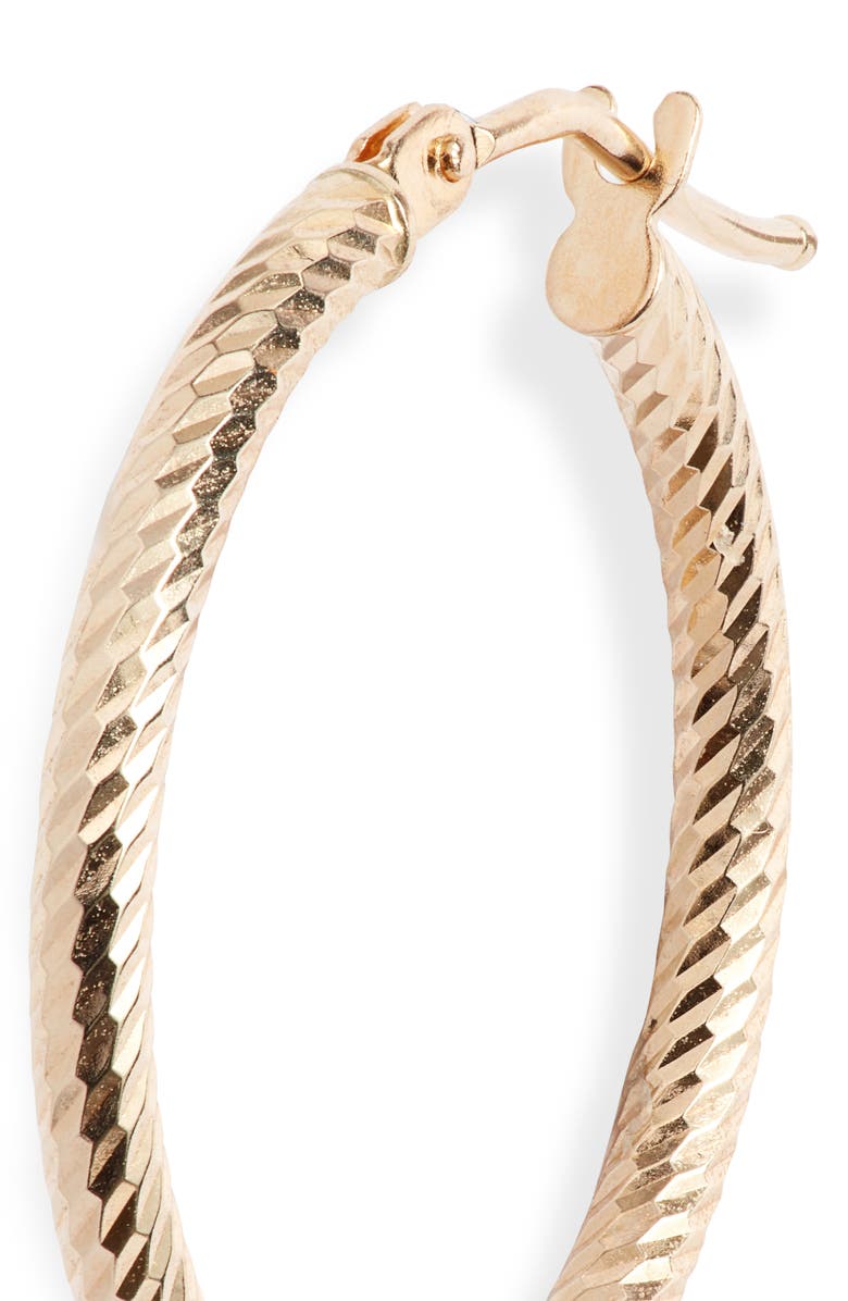 Bony Levy 14K Gold Twisted Rope Hoop Earrings, Alternate, color, 14K Yellow Gold