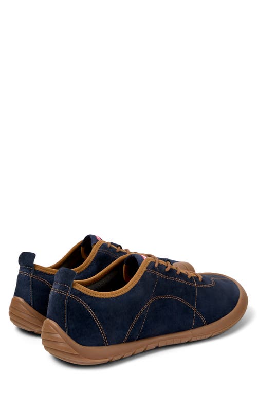 Camper Leather Lace-up Trainers In Blue