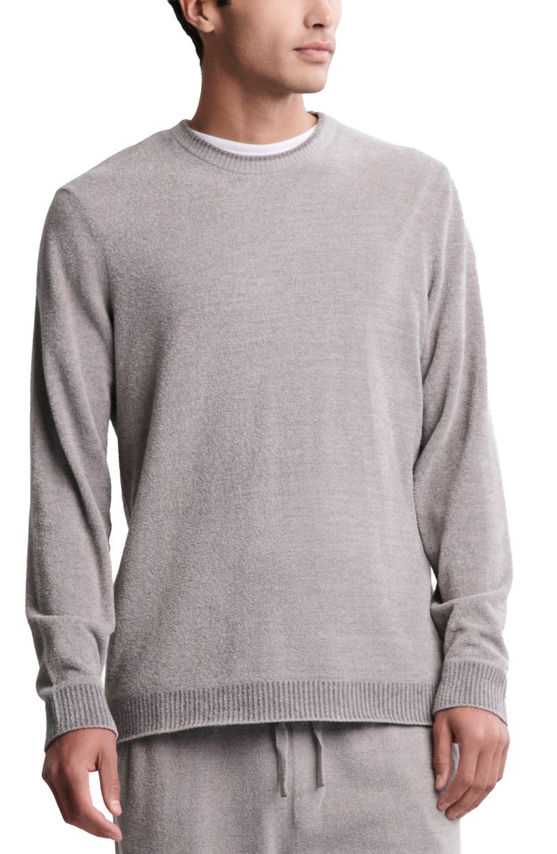 Barefoot Dreams<sup>®</sup> CozyChic Ultra Lite<sup>®</sup> Crewneck Pullover, Main, color, Dove Gray