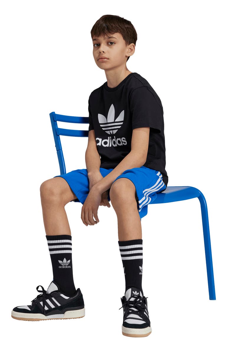 adidas Kids' Trefoil Cotton Graphic T-Shirt, Alternate, color, 