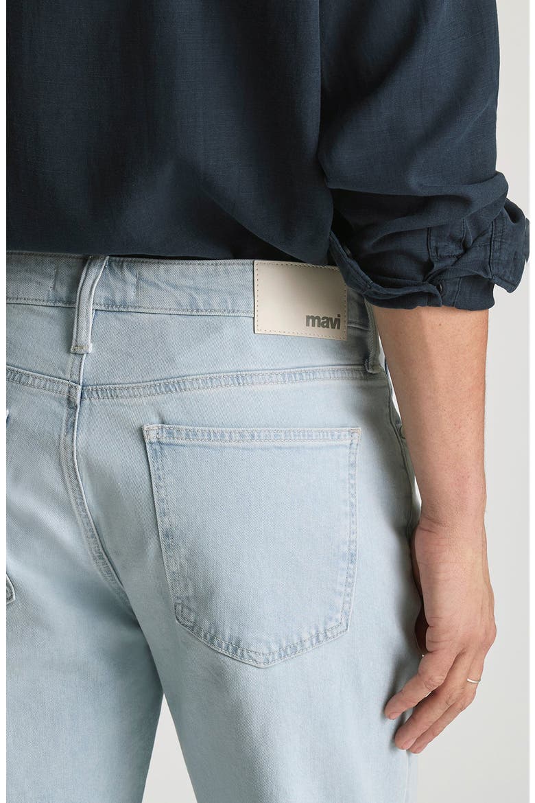 Marlon Relaxed Straight Leg Jeans, Alternate, color, BLEACHED OCEAN BLUE