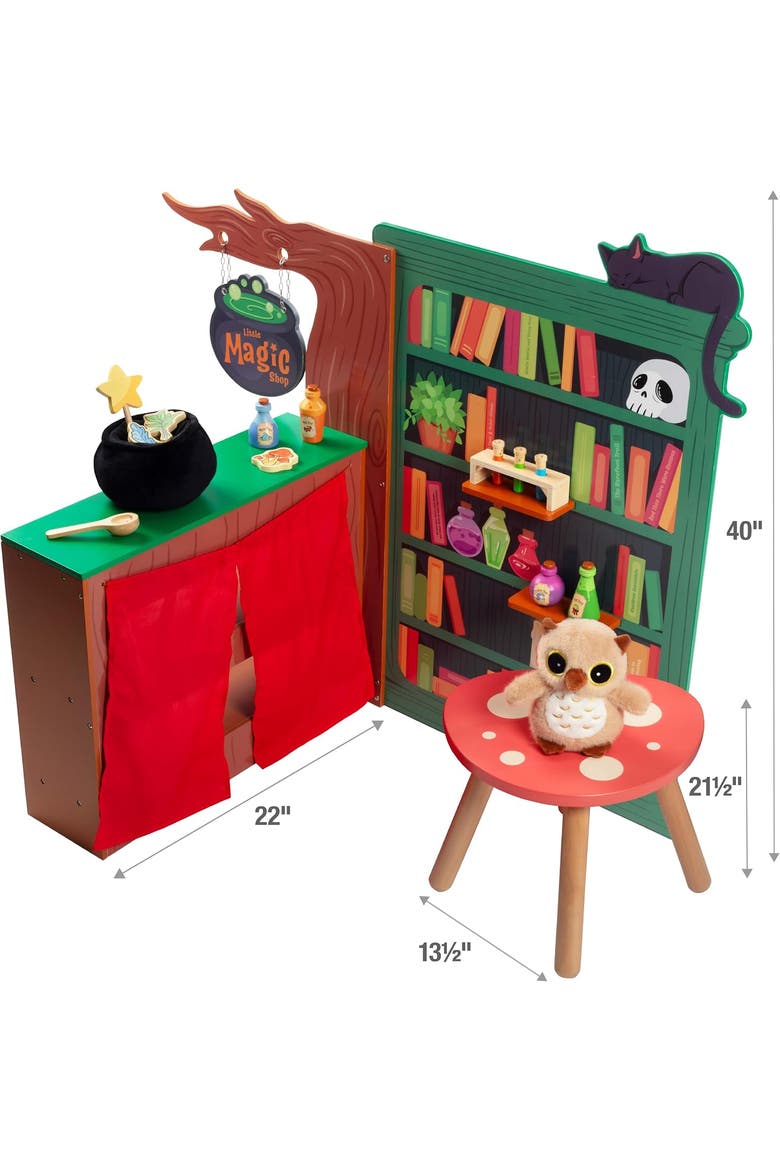 Little Wizarding Potion Shop Wooden Playset, Magic World Activity Center, Alternate, color, None