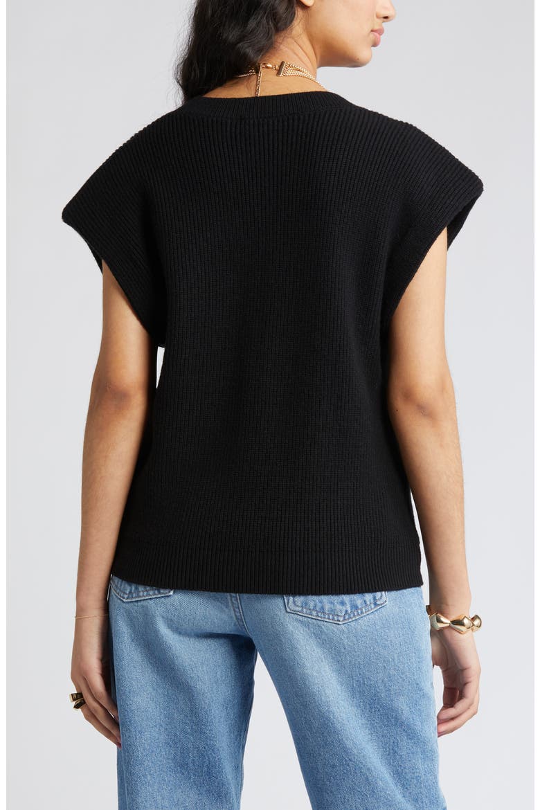 Sweater Vest, Alternate, color, BLACK
