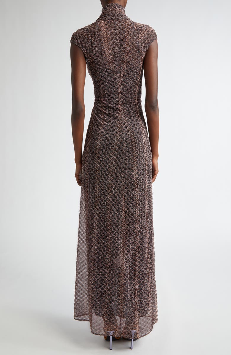 Missoni Lamé Lace Sheer Dress, Alternate, color, 