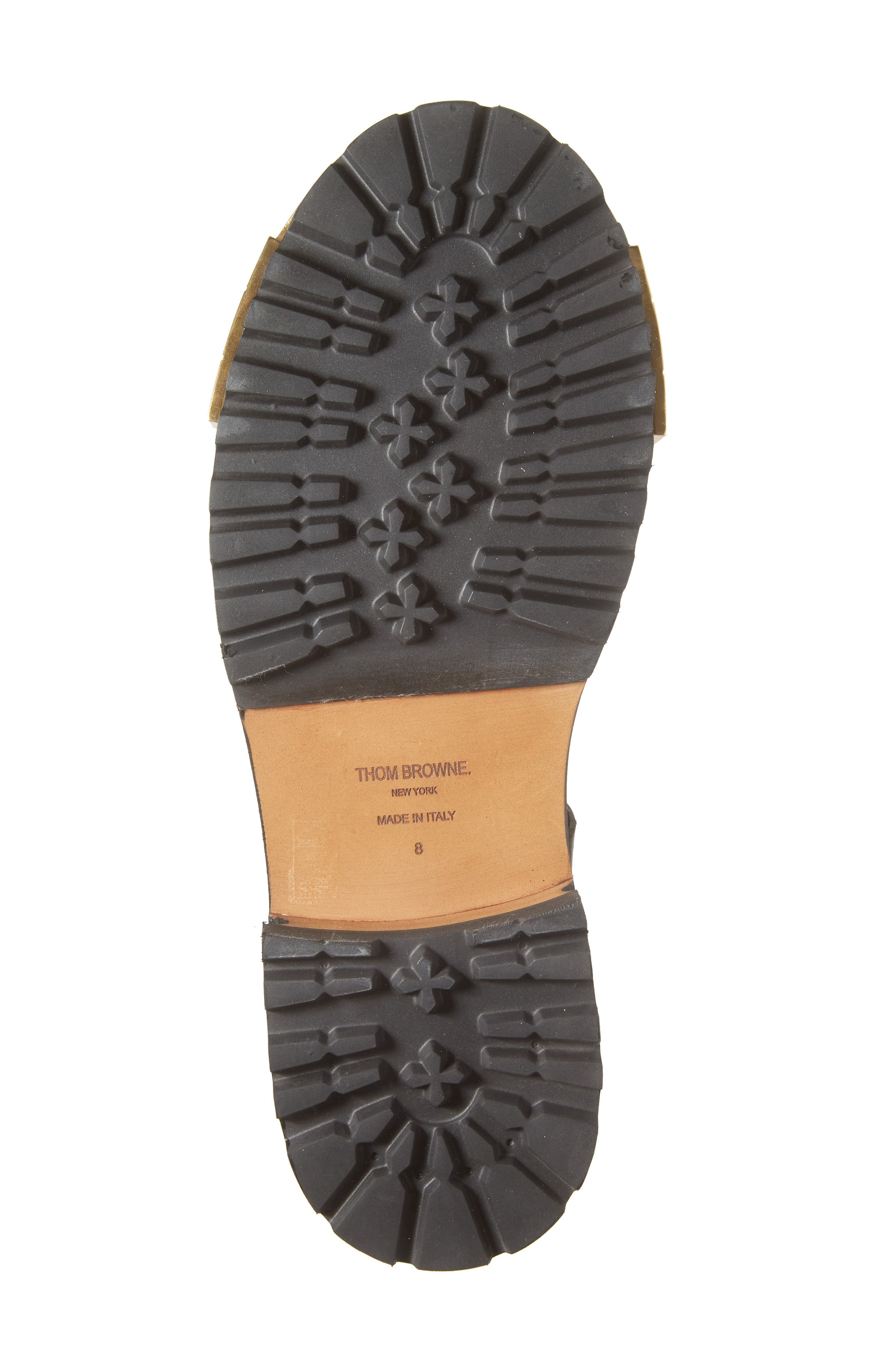 Thom Browne Hiking Boot, Alternate, color, Black