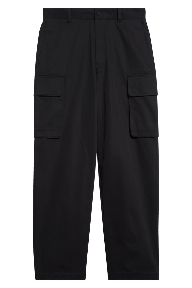 Cotton Cargo Pants, Alternate, color, BLACK