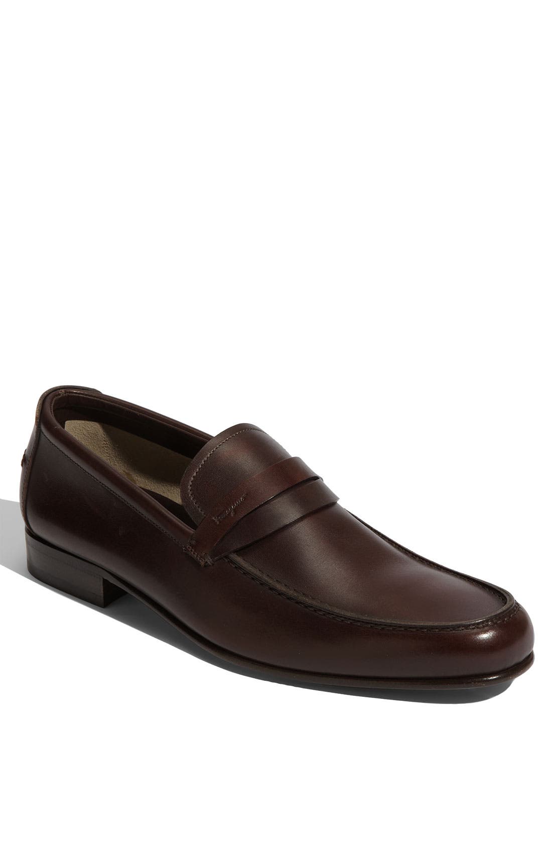 Salvatore Ferragamo 'Demonte' Loafer, Main, color, HICKORY