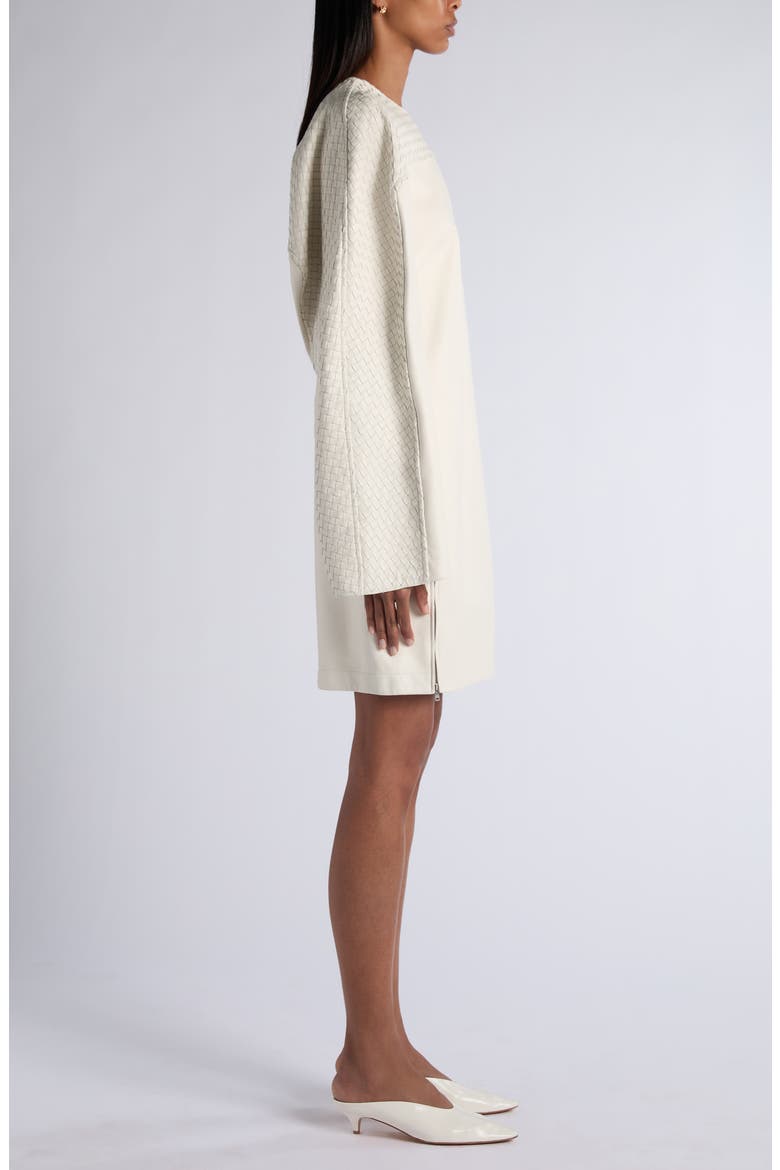 Intrecciato Leather Top, Alternate, color, 9107 PARCHMENT