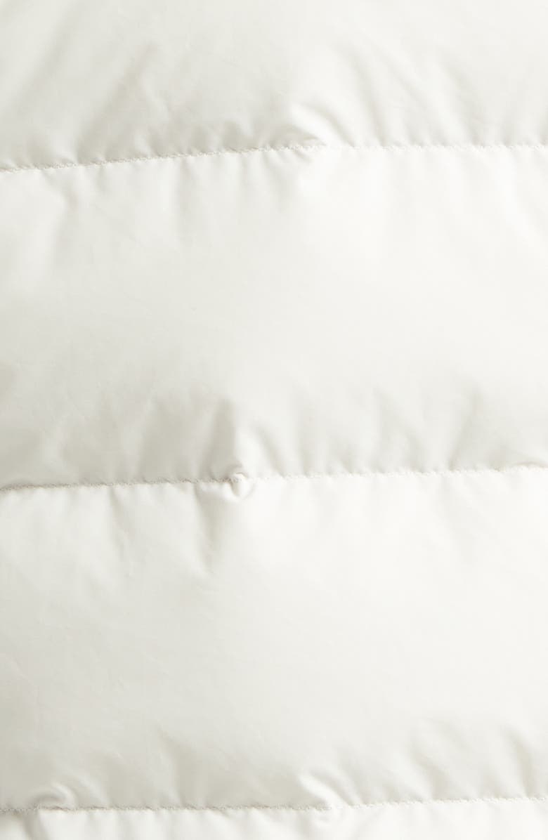 Moncler Grenoble Scais Mixed Media Down Puffer Vest, Alternate, color, Bright White