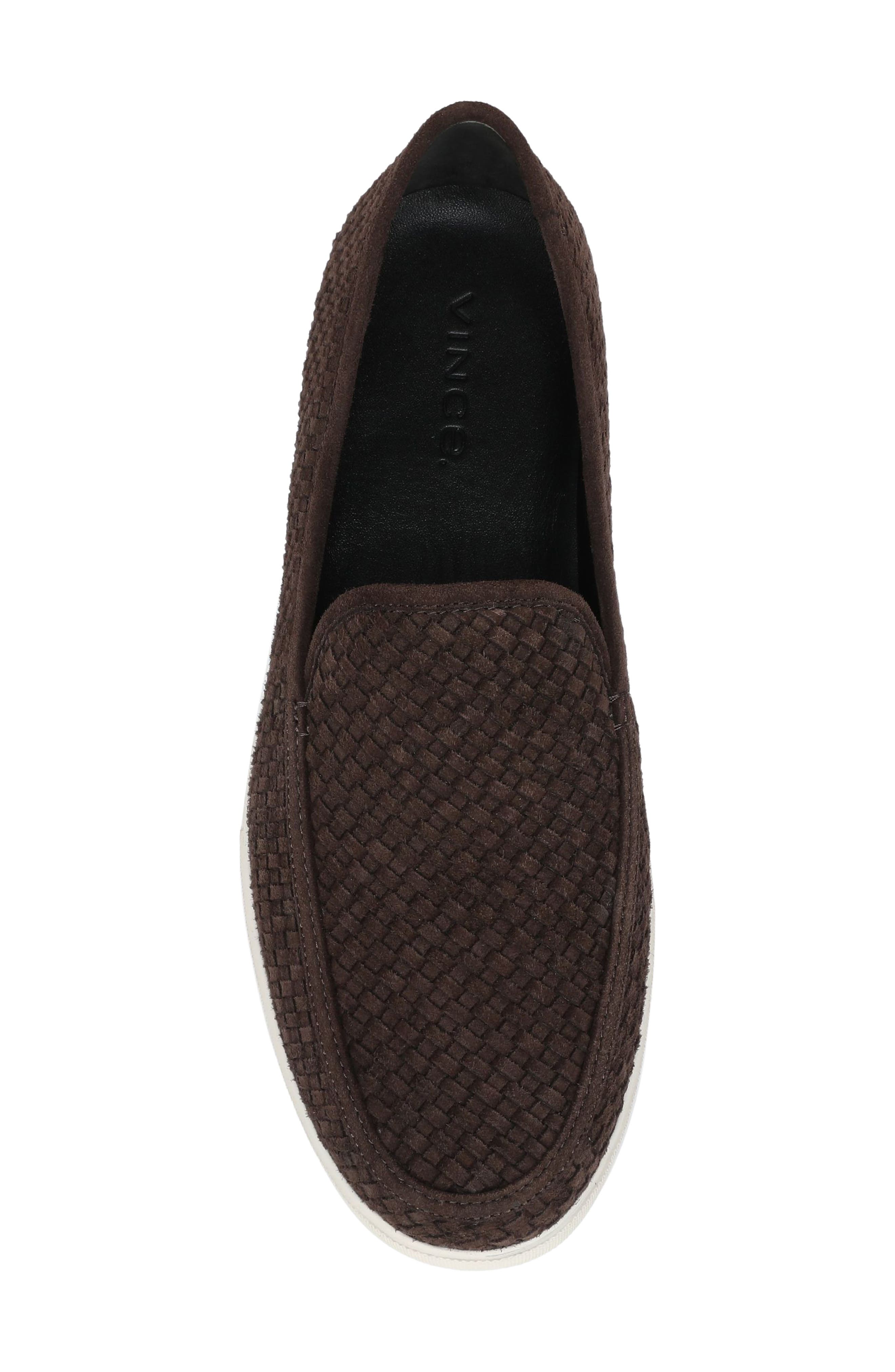 Vince Sonoma Weave Loafer, Alternate, color, Cocoabrown