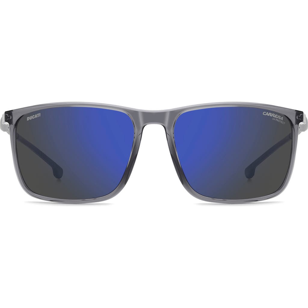 Carrera Eyewear Carduc 071/s 59mm Rectangular Sunglasses In Blue