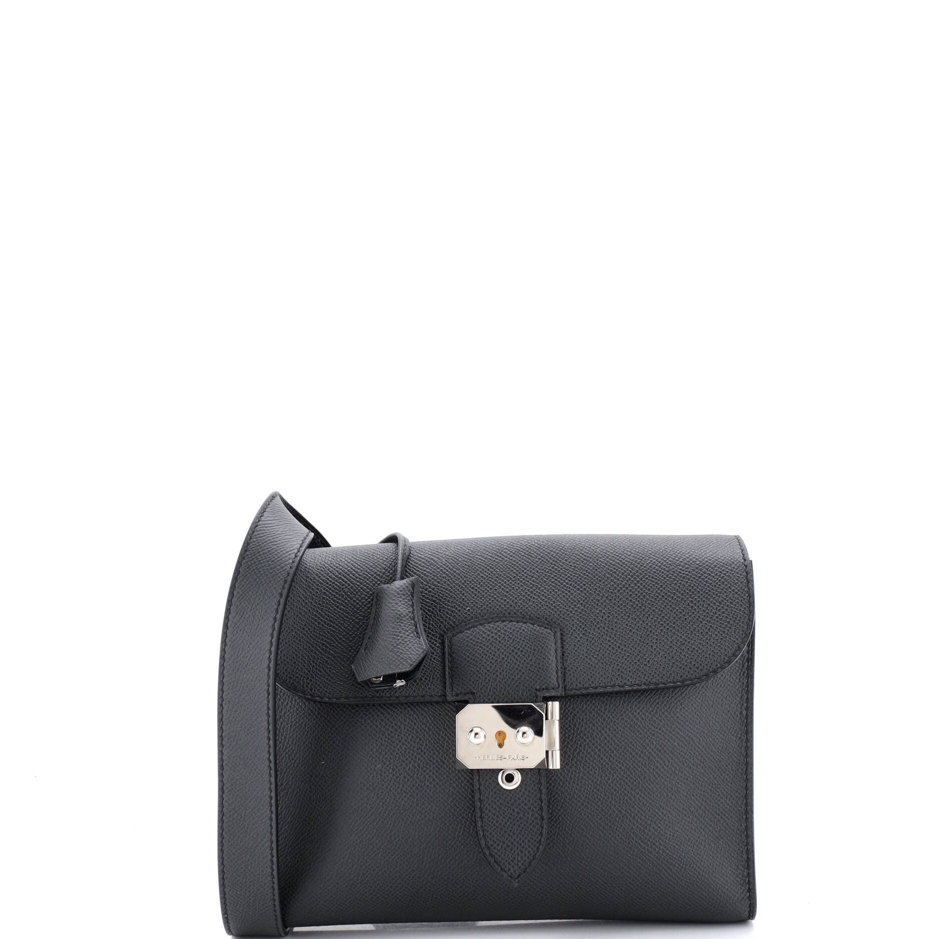 Pre-Owned Hermes Sac a Depeches Messenger Bag Epsom 21, Main, color, Plomb