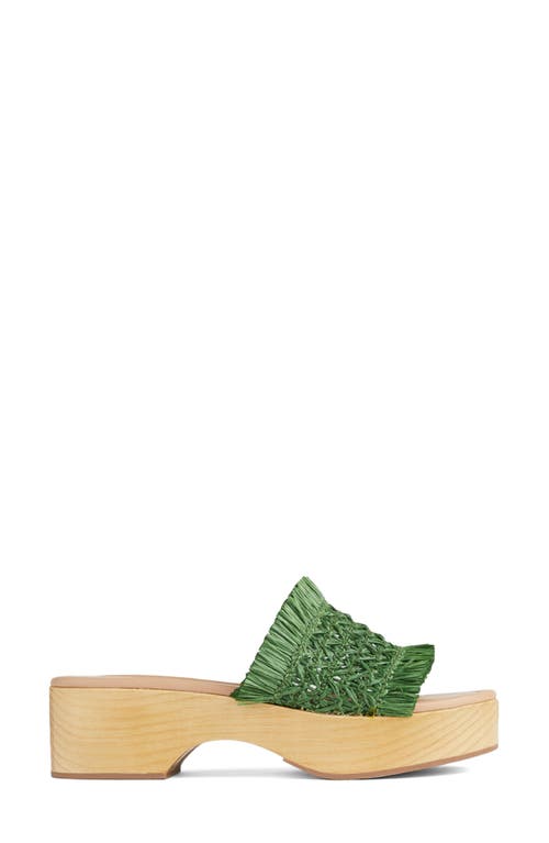 Lk Bennett Jenae Platfrom Sandal In Green