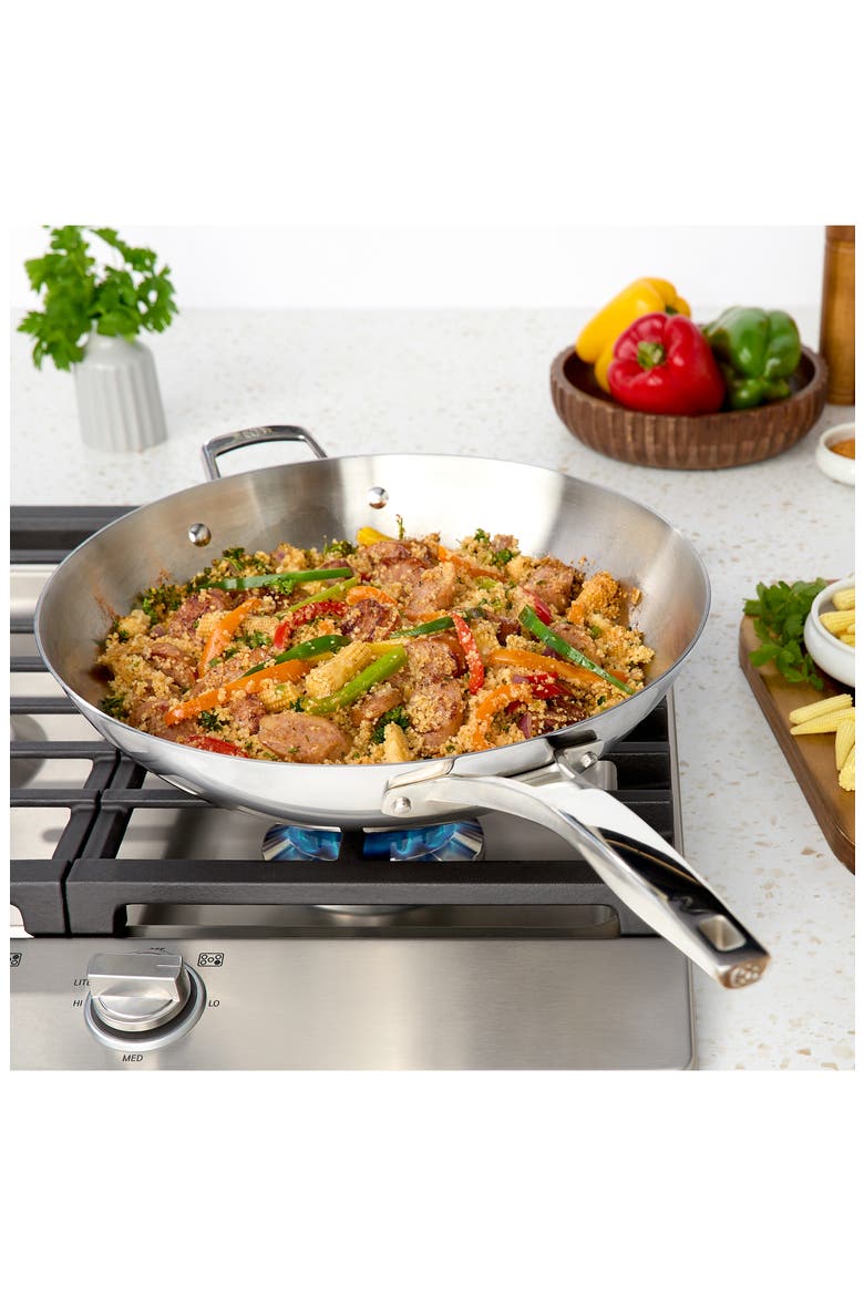 Premier Stainless Steel 13-Inch Wok, Alternate, color, STAINLESS STEEL