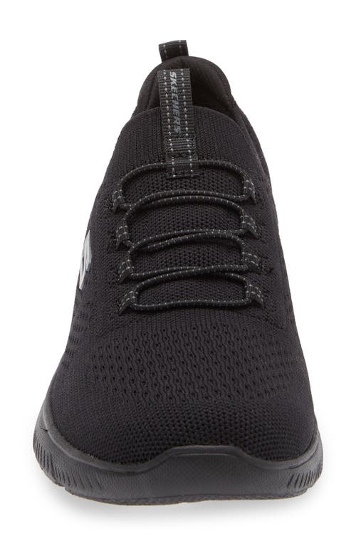 Skechers Summits Knit Sneaker In Black