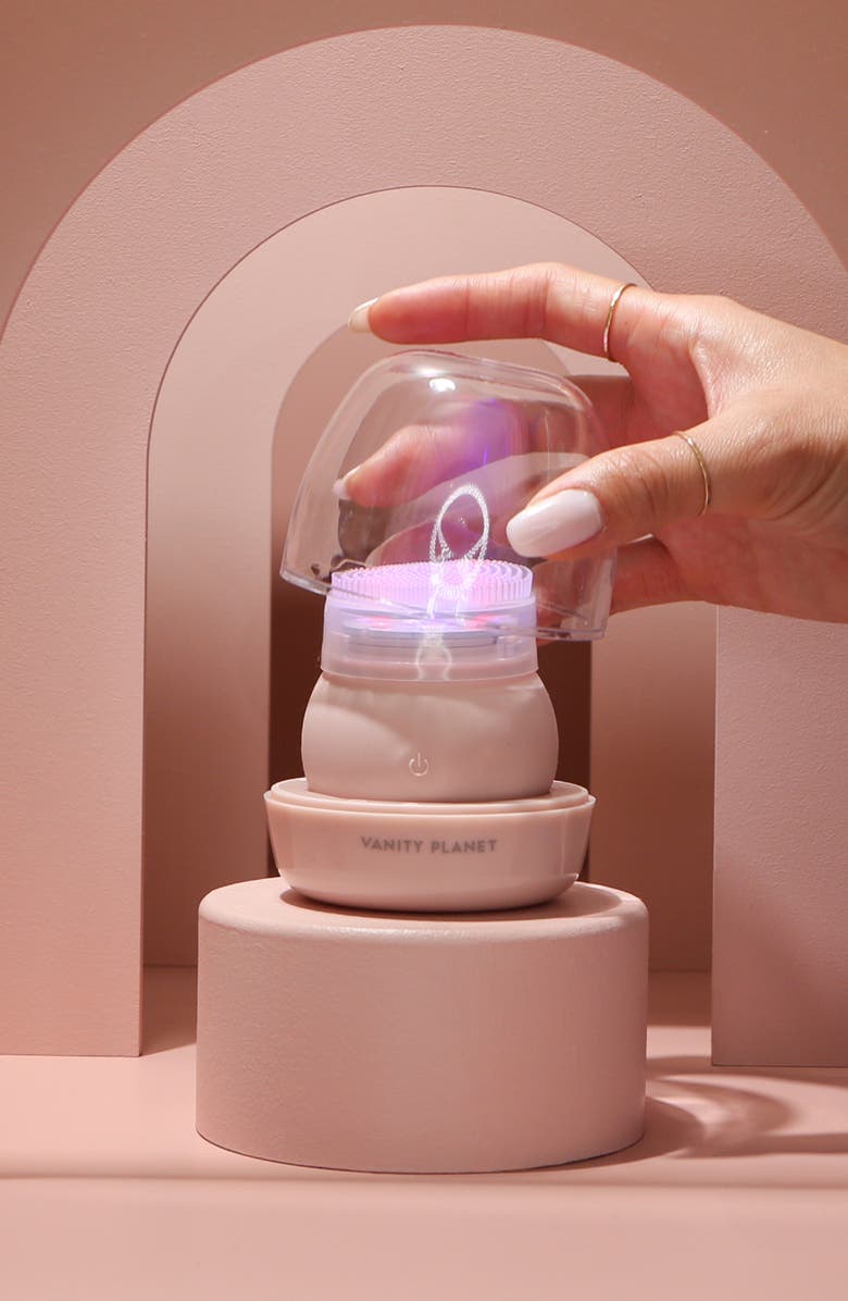 VANITY PLANET Leda Blue Acne Fighting LED Sonic Facial Brush, Alternate, color,